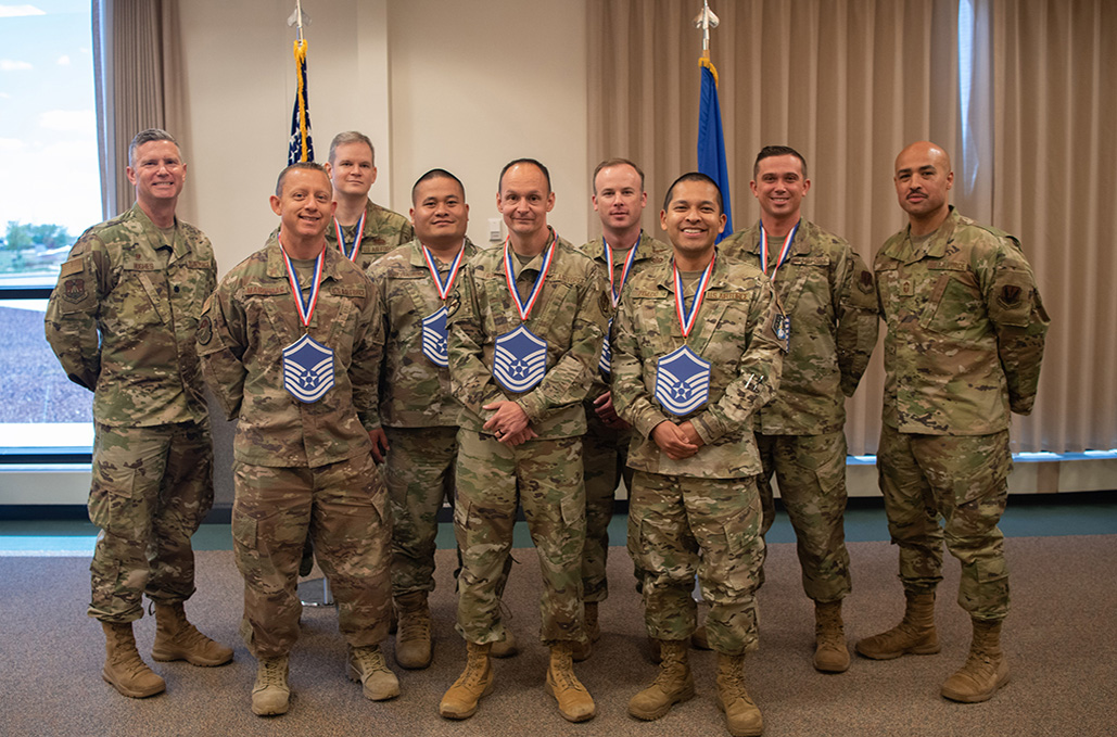 Top Three hosts Master Sergeant Release Ceremony 